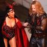 Why Is Kim Kardashian Dressed as a Vegas Showgirl on Set With Will Ferrell?
