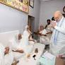 Ahmedabad: Amit Shah Visits Jain Temple in Memnagar #Gallery