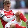 The nightmare returns: Martin Odegaard goes off injured against West Ham United!