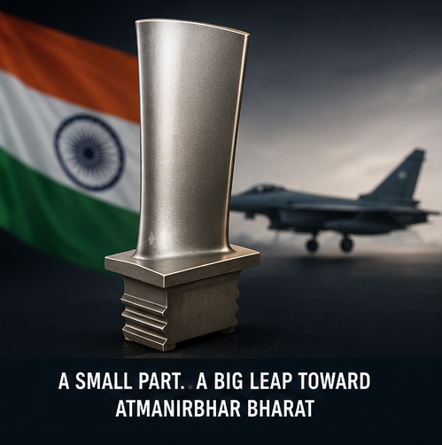 DRDO’s Single-Crystal Turbine Blade Push